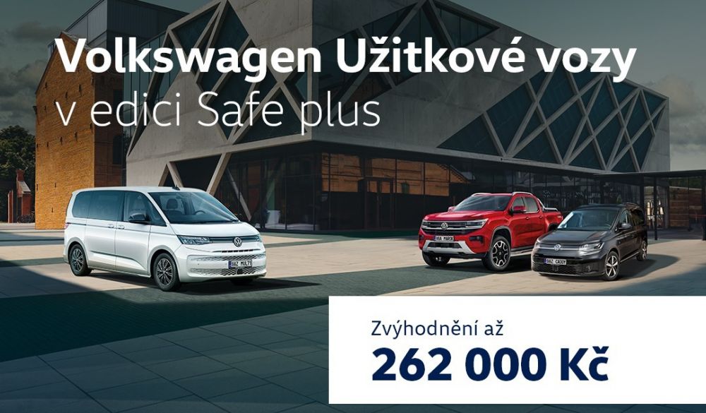 VW Užitkové vozy edice Safe plus